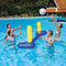 Inflatable Pool Ring Toss Games Toys, Beach Toys, Multiplayer Summer Toy Ring Pool Floats Toys, for Kid Adult Family Water Fun Outdoor Play Party (Volleyball)