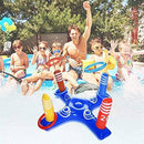 Inflatable Pool Ring Toss Games Toys,Fun Swimming Pool Games for Adults and Family, Multiplayer Summer Pool Floating Games Toys & Water Fun Outdoor Play Party Favors