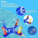 Inflatable Pool Ring Toss Games Toys,Fun Swimming Pool Games for Adults and Family, Multiplayer Summer Pool Floating Games Toys & Water Fun Outdoor Play Party Favors