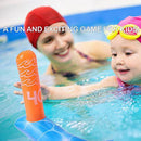 Inflatable Pool Ring Toss Games Toys, Summer Swimming Games Toys Water Fun Beach Floats Outdoor Play Party Favors for Kids Adults Family