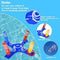 Inflatable Pool Toys Floating Swimming Pool Ring for Kids Pool Party Games Summer Swim Pool Party Water Carnival Outdoor Beach Floating Game Toys