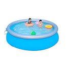 Inflatable Pools for Kids with Shade, Thick Wear-Resistant PVC Material, Enjoy Happy Summer Inflatable Swimming Pools (Diameter 308 cm)