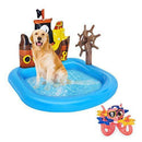 Inflatable Swim Pool, Inflatable Swim Pool Cruise Ship Shaped Thickened Ocean Ball Pool, Inflatable Swim Pool