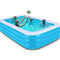Inflatable Swimming Pool, 305 X 183 X 56 cm Full-Sized Blow Up Pool for Kids, Adults, Baby, Children, Quick Set Family Pool for Backyard Or Outdoor Thick Wear-Resistant Big Above Ground
