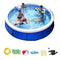 Inflatable Swimming Pool Courtyard Swimming Pool Heightening to Increase Large Outdoor Inflatable Swimming Pool Thickened Multi-Person Above-Ground Paddling Pool (Color : Blue, Size : 450122cm)
