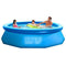 Inflatable Swimming Pool Easy Set Swimming Pool Above Ground Pool Deluxe Rectangular Inflatable Family Swimming Pool Thicken for Multiplayer Play
