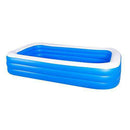 Inflatable Swimming Pool for Adults and Kids Family Lounge Pool Portable Outdoor Indoor Garden Backyard Water Play 388x200x68 cm