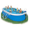 Inflatable Swimming Pool Oversize Design Thickened Abrasion PVC Material Inflatable Lounge Suitable for Outdoor, Garden, Backyard Portable 610x360x122 cm