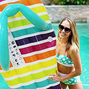 Inflatable Water Hammock Floating Bed Slippers Lounge Chair for Swimming Pool Beach Adult Child Water Toy Water Chair Water Bed 150x75cm