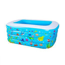 Inflator Folding Durable Adult Bath Tubs，Family Inflatable Swimming Pool Summer Water Party Swimming Pool for Kids Adults Swimming Pools