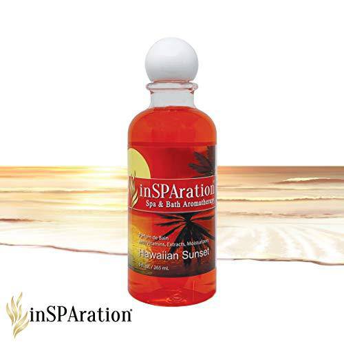 inSPAration 217X Hawaiian Sunset Spa and Bath Fragrance, 9-Ounce