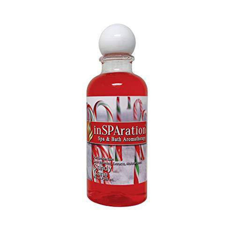 inSPAration Spa and Bath Aromatherapy 100HOLCCX Spa Liquid, 9-Ounce, Holiday Candy Cane