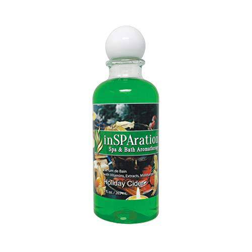 inSPAration Spa and Bath Aromatherapy 100HOLHSX Spa Liquid, 9-Ounce, Holiday Spice