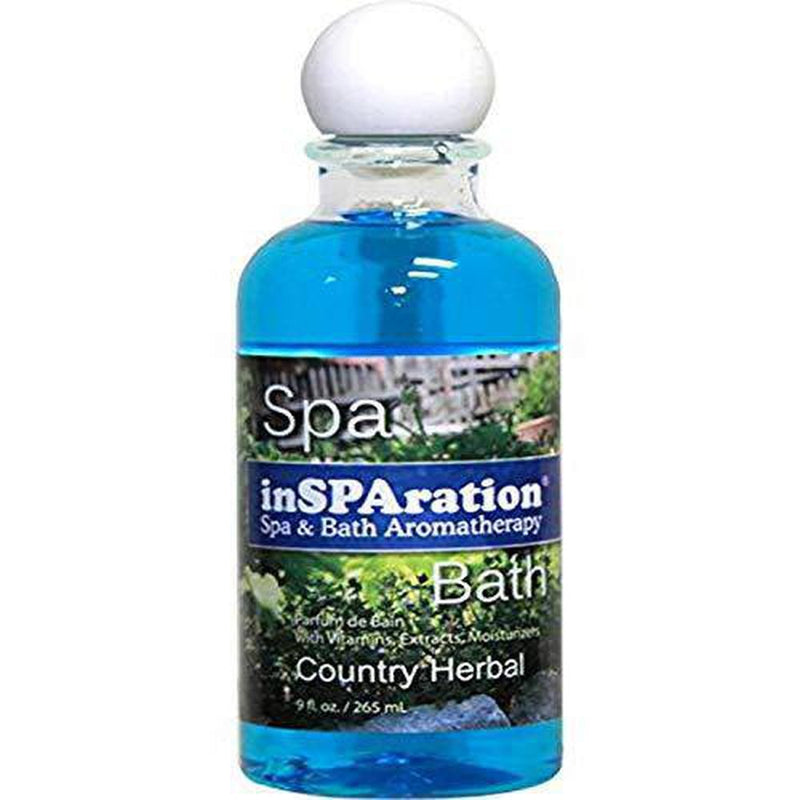 inSPAration Spa and Bath Aromatherapy 113X Spa Liquid, 9-Ounce, Country Herbal