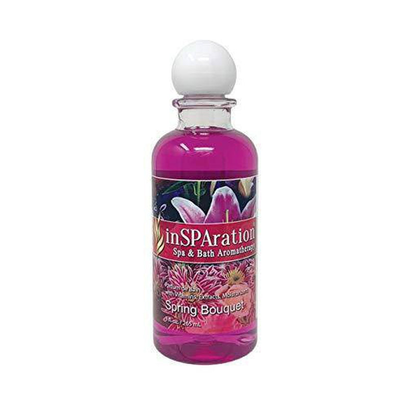 inSPAration Spa and Bath Aromatherapy 114X Spa Liquid, 9-Ounce, Spring Bouquet