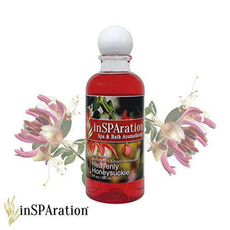 inSPAration Spa and Bath Aromatherapy 118X Spa Liquid, 9-Ounce, Heavenly Honeysuckle
