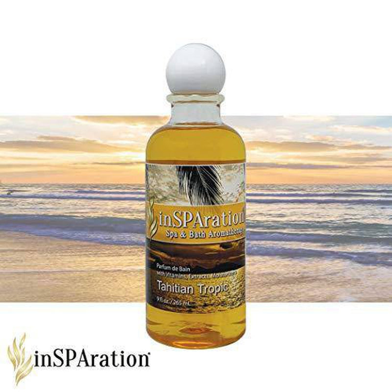 inSPAration Spa and Bath Aromatherapy 372X Spa Liquid, 9-Ounce, Tahitian Tropic