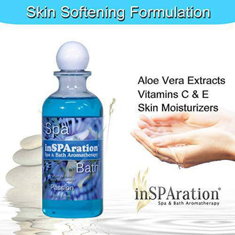 inSPAration Spa and Bath Aromatherapy 373X Spa Liquid, 9-Ounce, Passion