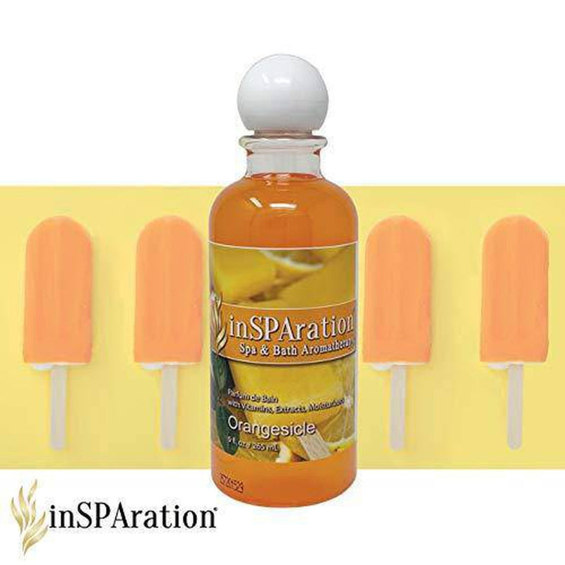 inSPAration Spa and Bath Aromatherapy 378X Spa Liquid, 9-Ounce, Orangesicle