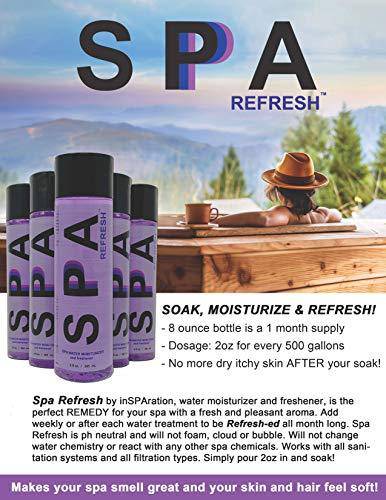 InSPAration Spa Refresh Water Freshener and Moisturizer, 8 oz 581S 581S