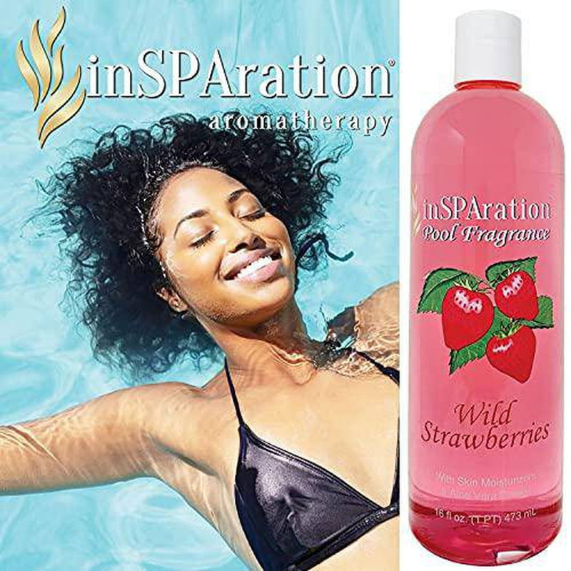 InSPAration Wild Strawberries – Pool Fragrance Water Freshener - Skin Moisturizers – Once a Week Treatment