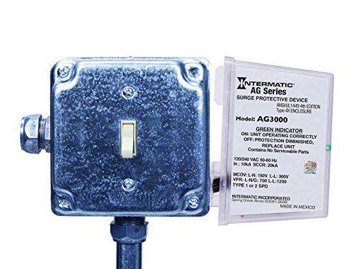 Intermatic AG3000 120/240 VAC Universal HVAC Surge Protective Device, Color