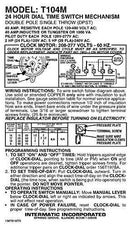 Intermatic T104M Mechanical Time Switch Mechanism Only