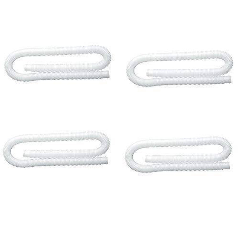 Intex 1.25 Inch Diameter Accessory Pool Pump Replacement Hose 59In Long (4 Pack)