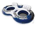 Intex 1 Person Floating Water Tube (4 Pack) & 2 Person Pool Tube