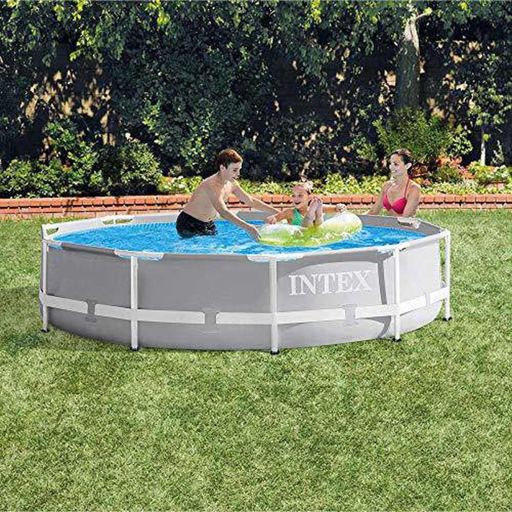 10 Inch Pool Intex 10 Feet x 30 Inches Prism Frame Above-Ground Swimming Pool