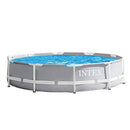 Intex 10 Foot x 30 Inches Pool w/ 10-Foot Round Above Ground Pool Cover