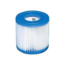 Intex 10 x 2.5 Foot Above Ground Pool + Filter Cartridge (2 Pack) + Filter Pump
