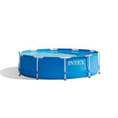 Intex 10 x 2.5 Foot Above Ground Pool + Filter Cartridge (2 Pack) + Filter Pump