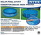 Intex 12' Metal Frame Pool Solar Cover w/ Cleaning Maintenance Pool Kit