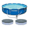 Intex 12'x30" Metal Frame Swimming Pool with Filter Pump & 2 Pool Debris Cover