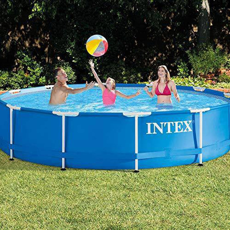 Intex 12'x30" Metal Frame Swimming Pool with Filter Pump & 2 Pool Debris Cover