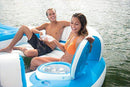 Intex 120 Volt AC Electric Pump & Intex Inflatable Splash N Chill Island Pool