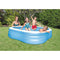 Intex 120V Quick Fill Air Pump & Intex 90in x 90in x 2in Inflatable Kids Pool