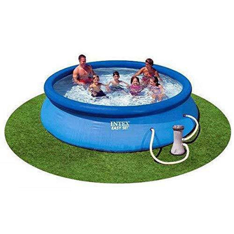 Intex 12ft x 30in Inflatable Above Ground Swimming Pool with Pool Chemical Kit