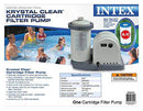 Intex 1500 GPH Easy Set Pool Pump Filter Cartridge with Timer & GFCI (2 Pack)