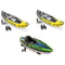 Intex 2-Person Inflatable Kayak w/ Oar & Pump 2 pack & 1-Person Inflatable Kayak
