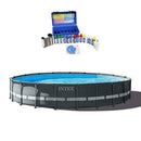 Intex 20ft x 48in Ultra XTR Round Frame Above Ground Pool Set & Water Test Kit