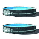 Intex 20ft x 48in Ultra XTR Round Swimming Pool Set & Sand Filter Pump (2 Pack)