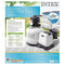Intex 26647EG Intex-2800 Gph Sand Filter Pump W/GFCI (110-120 Volt) Pool, 14 in, light grey