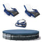 Intex 26ft x 52in Above Ground Pool w/Inflatable Loungers and Floating Cooler