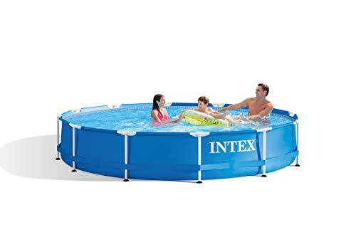 Intex 28210EH 12 Foot x 30 Inch Above Ground Swimming Pool That Fits up to 6 People with Easy Set-Up (Pump Not Included)