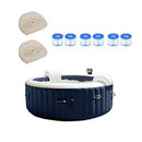 Intex 28405E 4-Person Inflatable Hot Tub w/Seat (2 Pack) & Pool Filter (6 Pack)