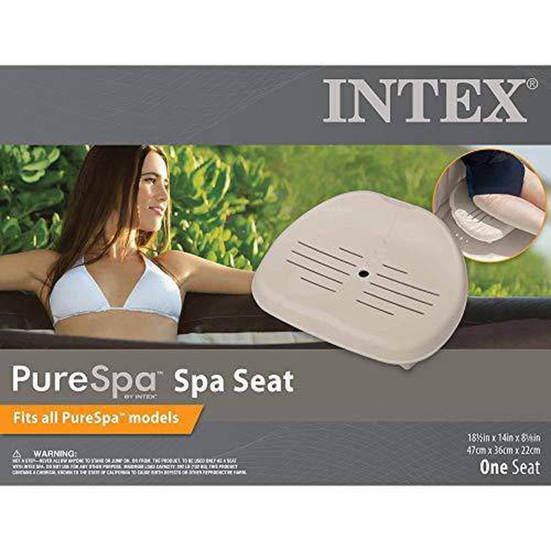 Intex 28505E PureSpa Foam Headrest (2 Pack) 28502E Hot Tub Seat (2 Pack)