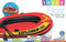 Intex 3 Person Fishing Raft w/ Pump & Oars & 2 Person Raft Set w/ 2 Oars & Pump