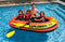 Intex 3 Person Fishing Raft w/ Pump & Oars & 2 Person Raft Set w/ 2 Oars & Pump